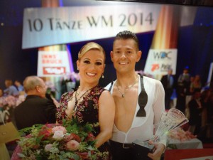 Manuela Stöckl & Florian Gschaider Platz 5 bei der WDC-Weltmeisterschaft über 10 Tänze bei den Professionals